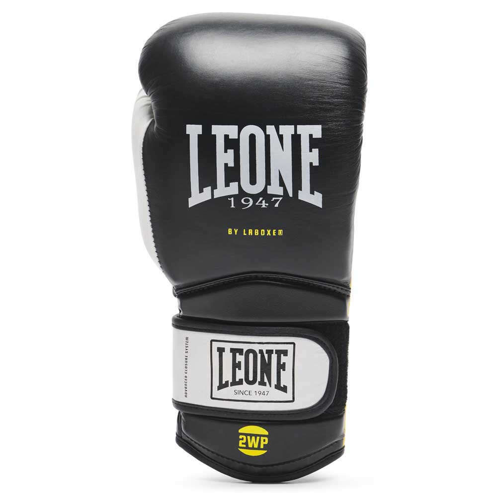 leone1947 il tecnico n3 artificial leather boxing gloves noir 16 oz
