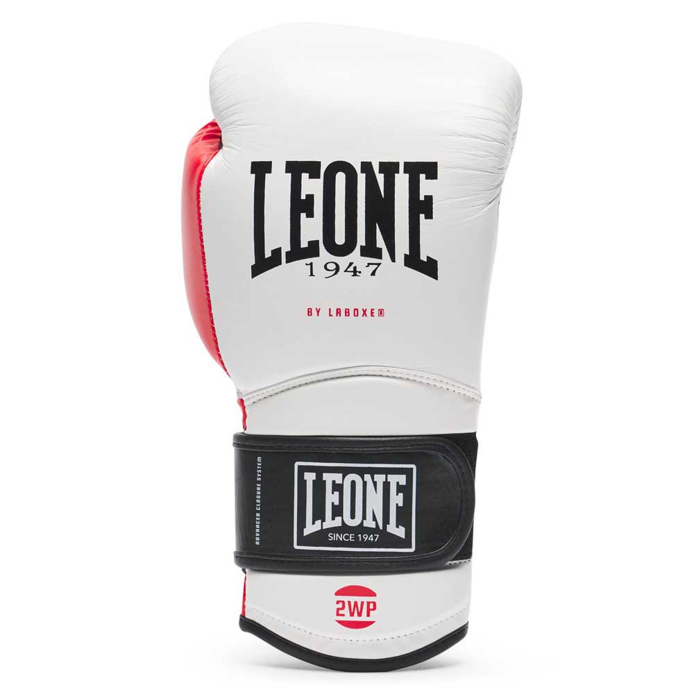 leone1947 il tecnico n3 artificial leather boxing gloves blanc 14 oz