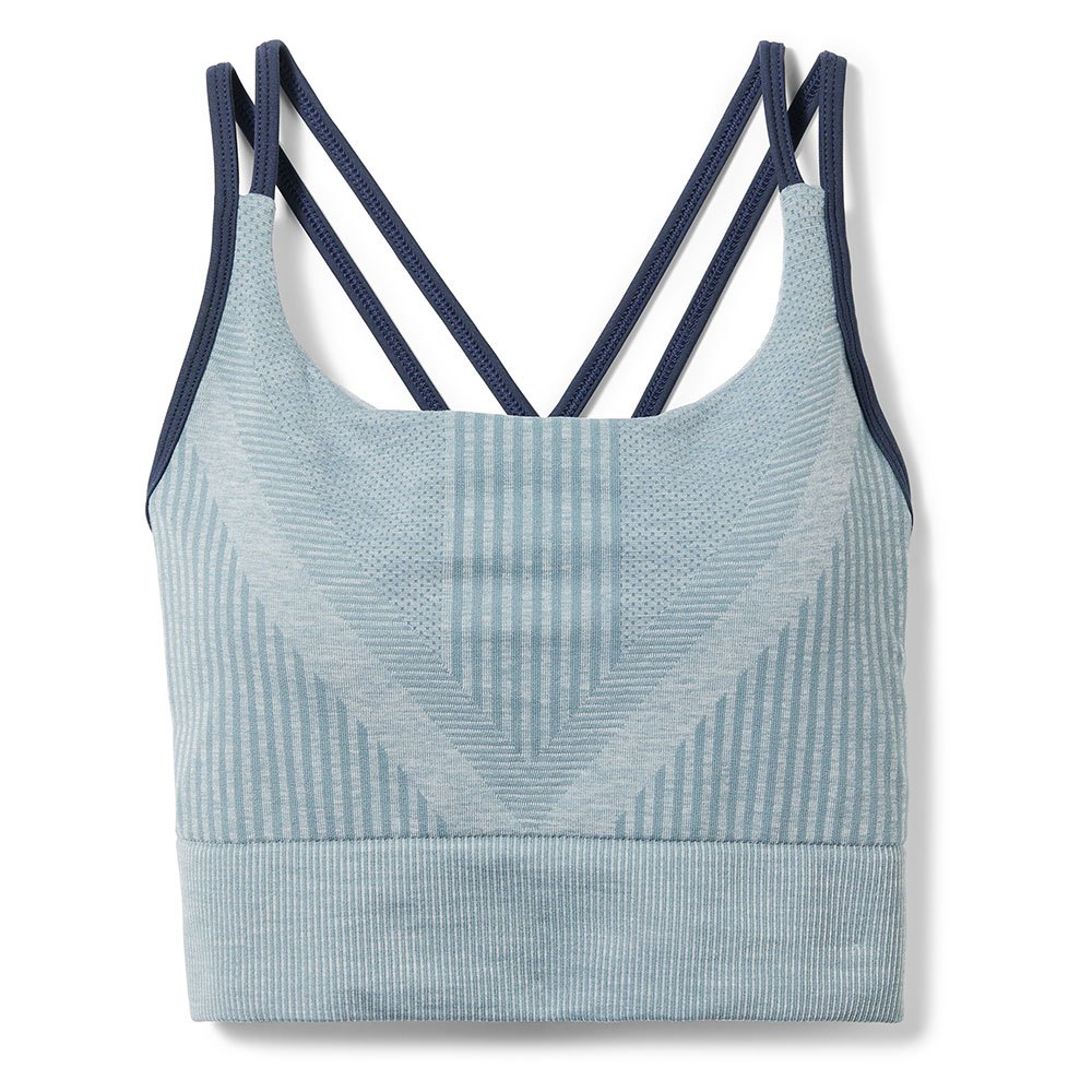 smartwool intraknit strappy sports top gris m femme