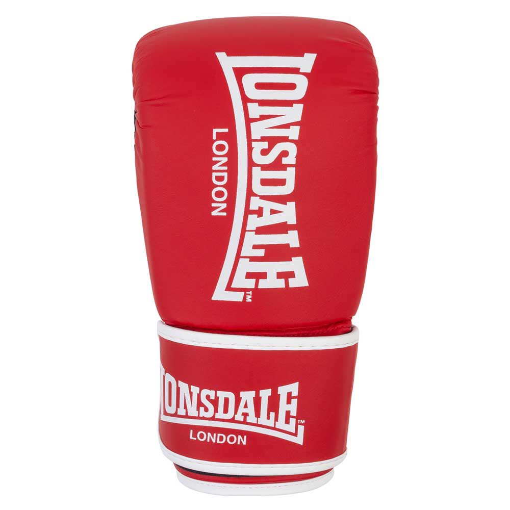 lonsdale barley boxing bag mitts rouge l