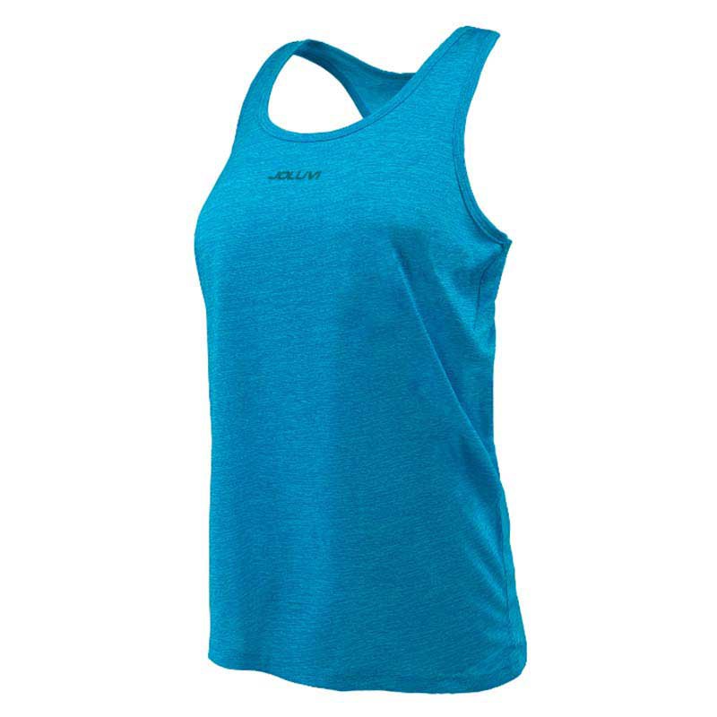 joluvi split sleeveless t-shirt bleu s femme