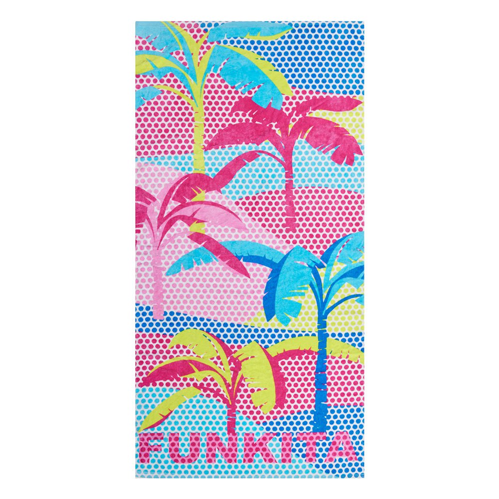 funkita cotton poka palm towel multicolore 80x160 cm
