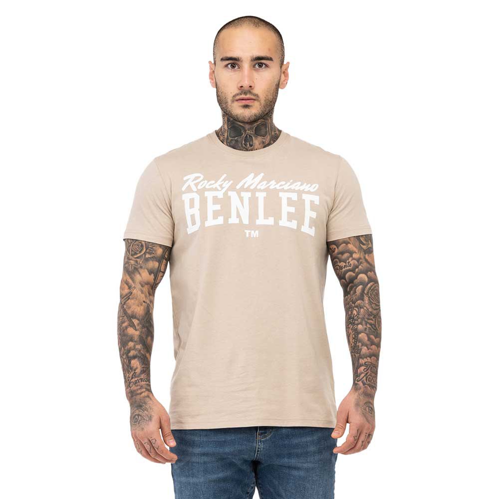 benlee logo short sleeve t-shirt beige 4xl homme