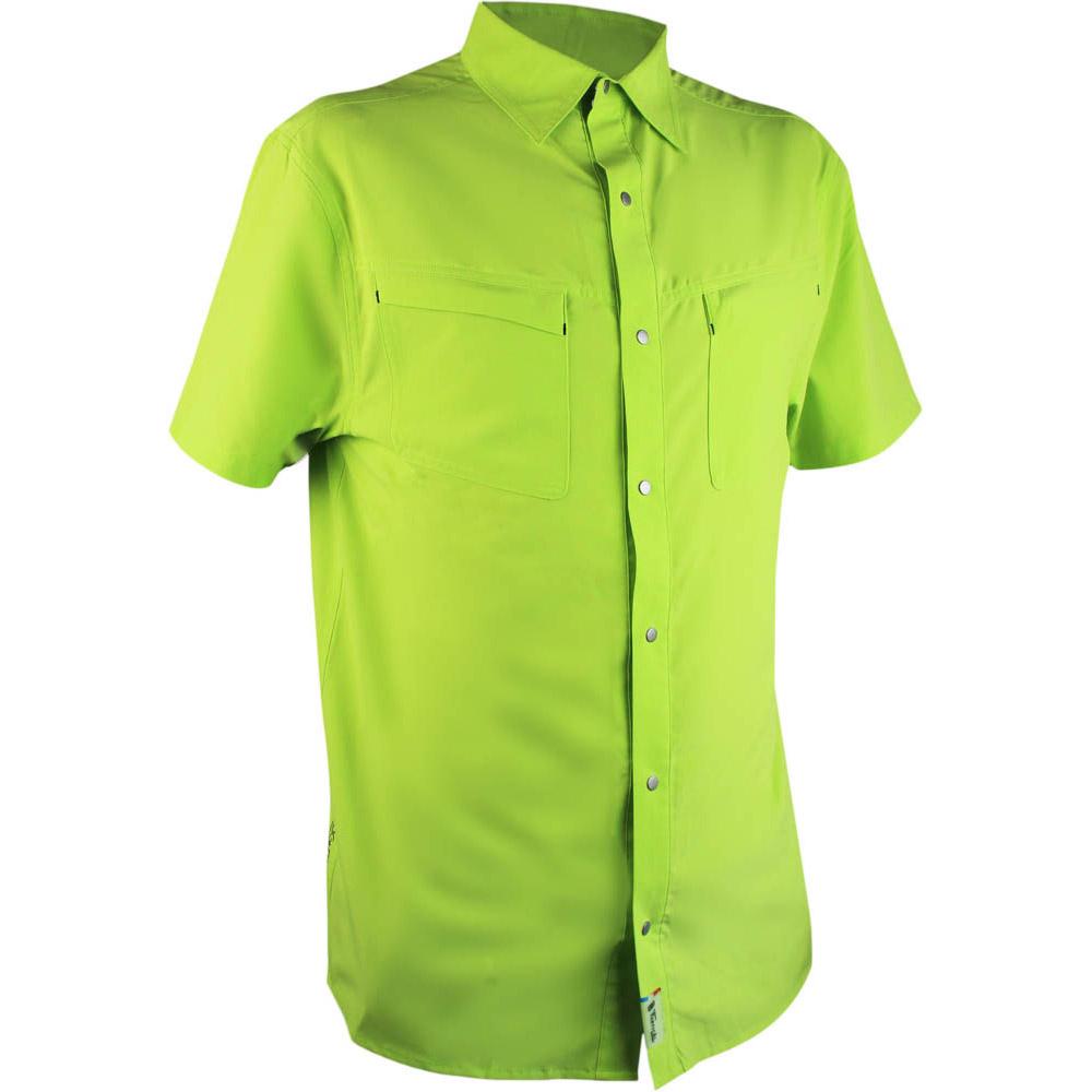 vertical aubrac short sleeve shirt vert s homme