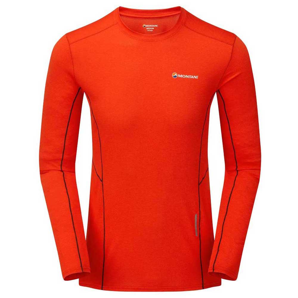 montane sabre long sleeve t-shirt rouge m homme