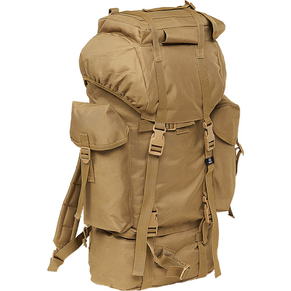 brandit nylon 65l backpack beige