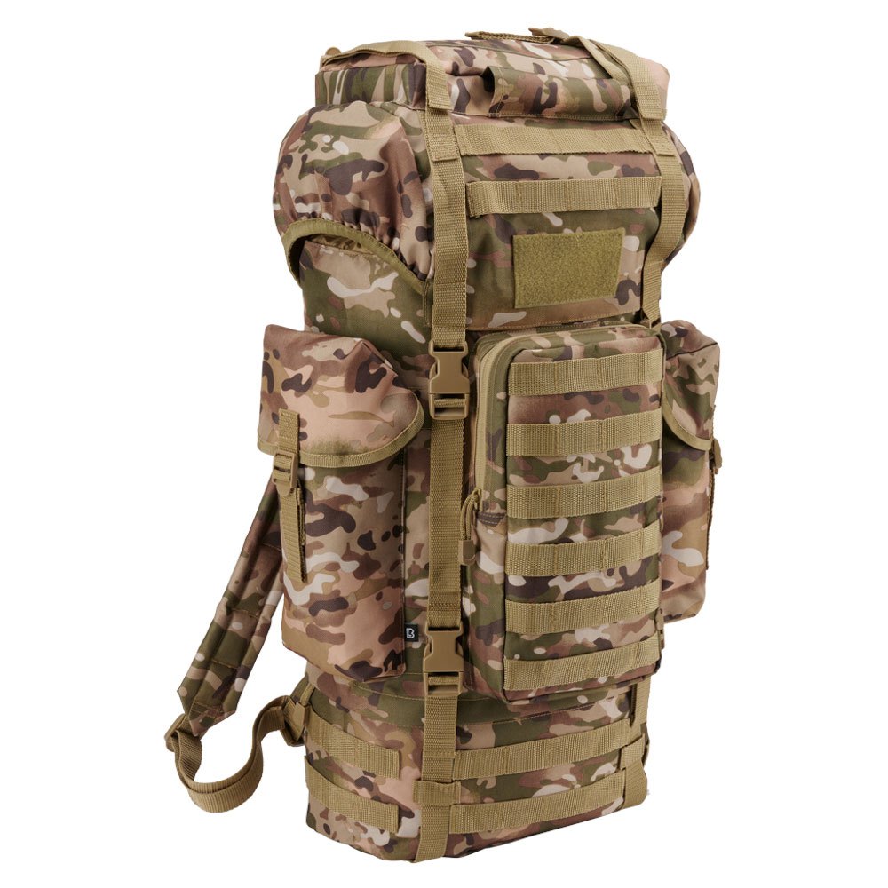 brandit combat molle 66l backpack beige,vert