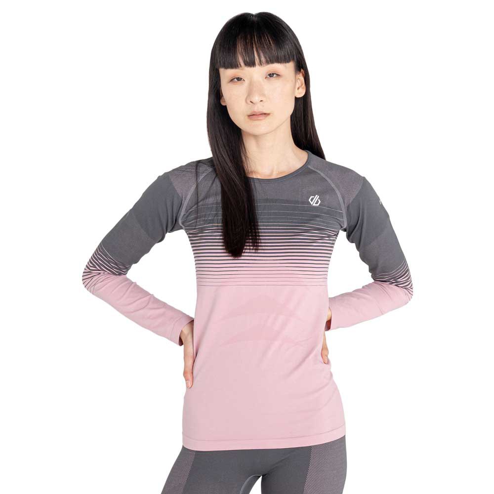 dare2b in the zone l/s long sleeve t-shirt rose xs femme