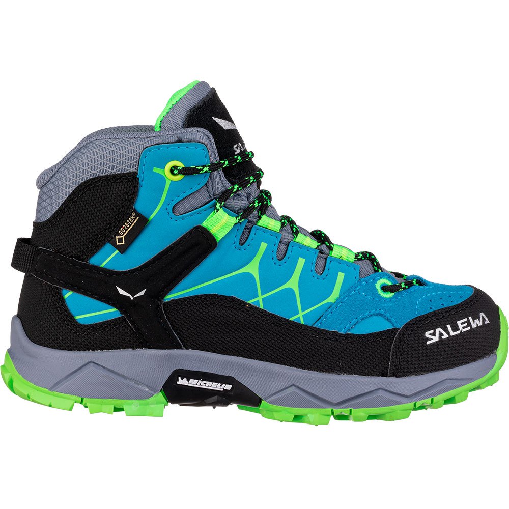 salewa alp trainer mid goretex hiking boots bleu eu 34