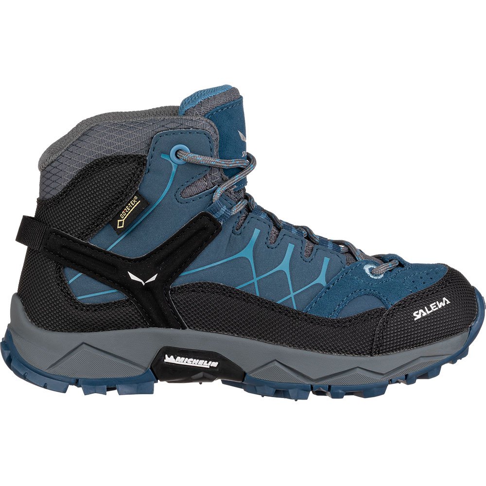 salewa alp trainer mid goretex hiking boots bleu eu 32