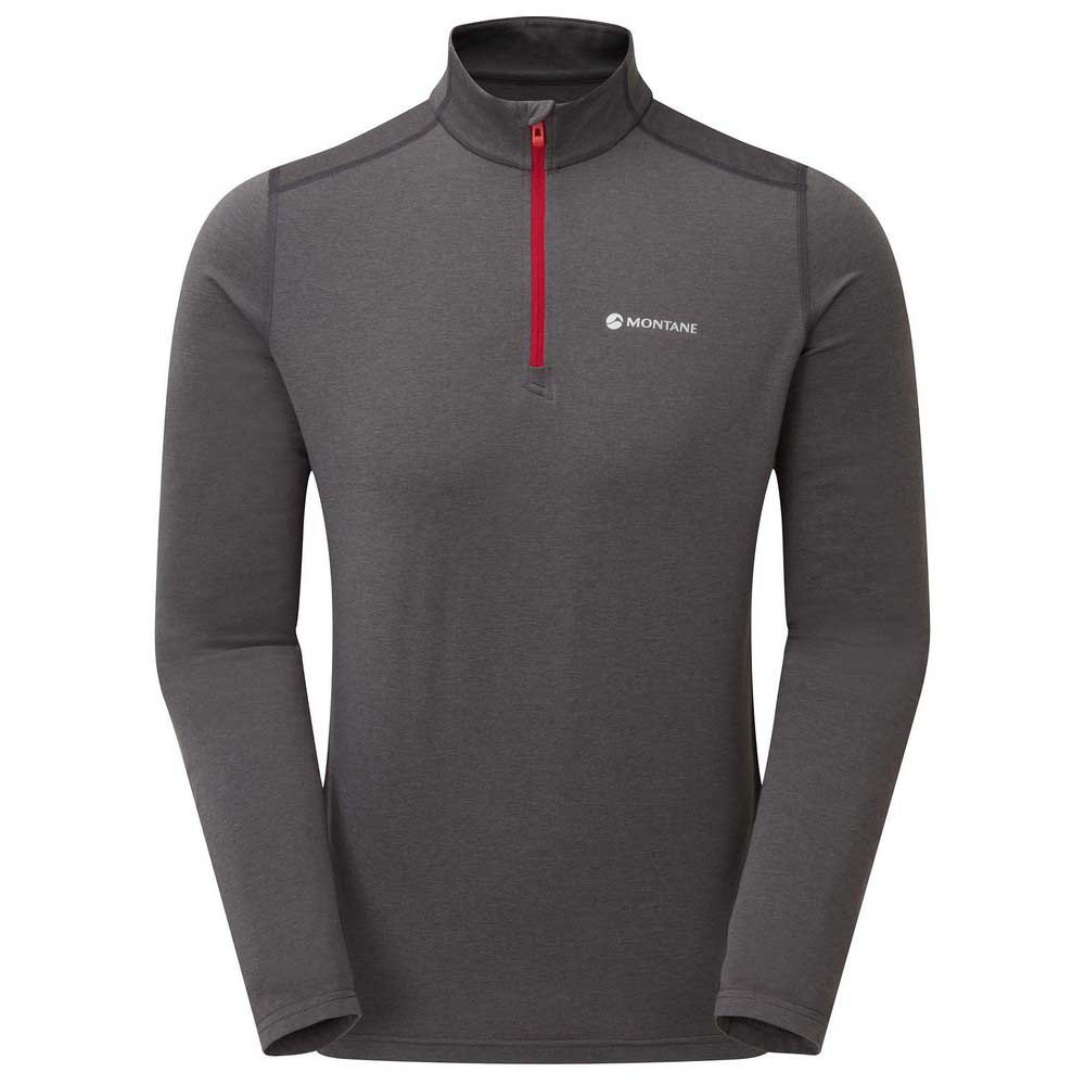 montane dart thermo long sleeve t-shirt gris m homme
