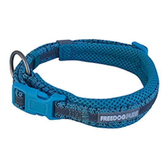 freedog pure collar bleu 20 mm x 35-60 cm