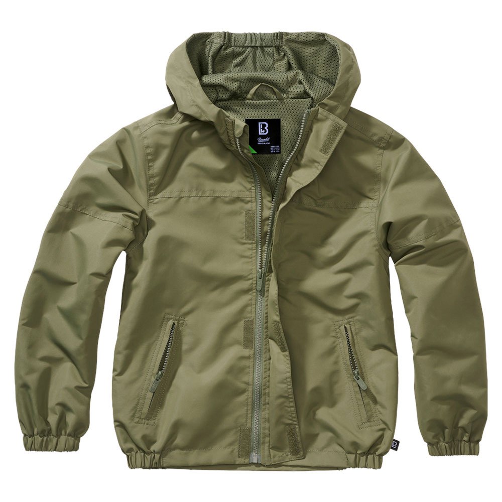 brandit summer windbreaker jacket vert 170-176 cm garçon