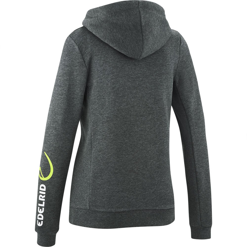 edelrid branding hoodie gris xs femme