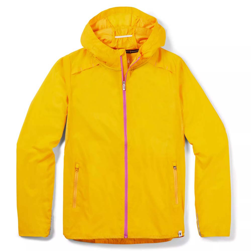 smartwool merino sport ultra light jacket jaune m femme