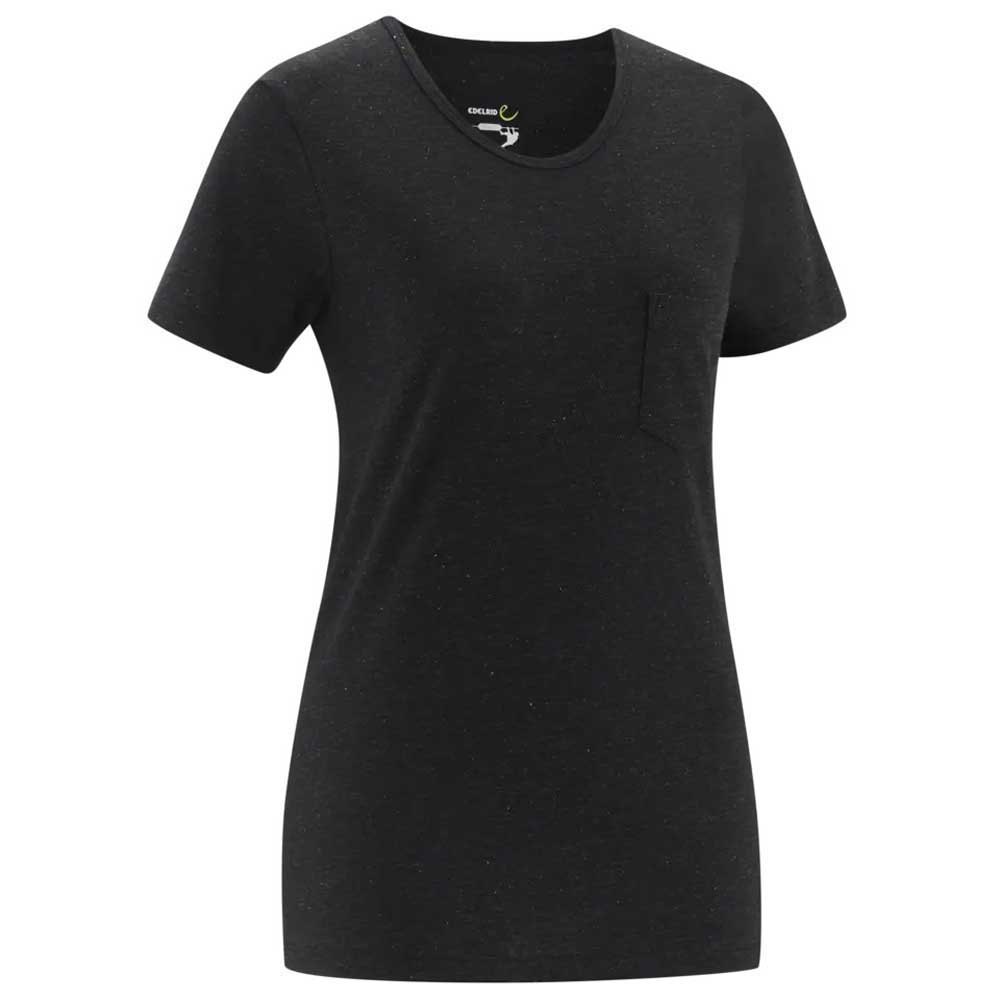 edelrid onset short sleeve t-shirt noir m femme
