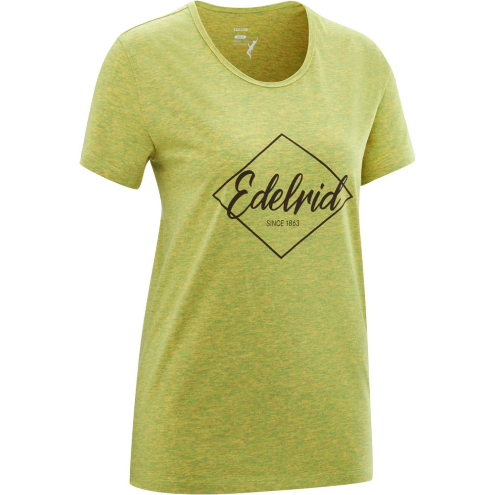edelrid onset short sleeve t-shirt vert xl femme