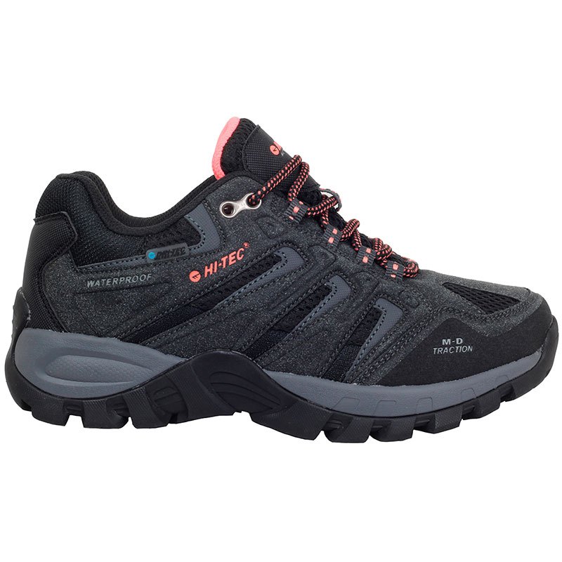 hi-tec torca low wp hiking shoes noir eu 38 femme