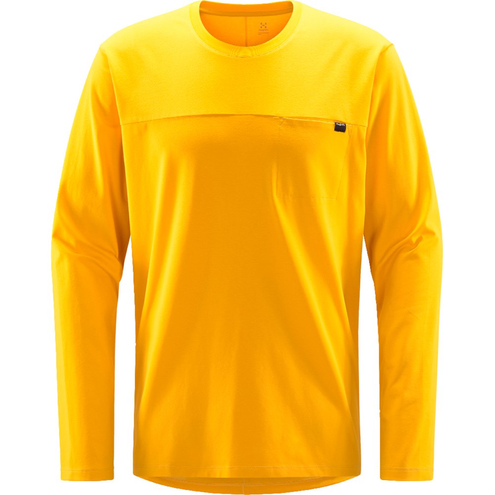 haglofs curious long sleeve t-shirt jaune l homme