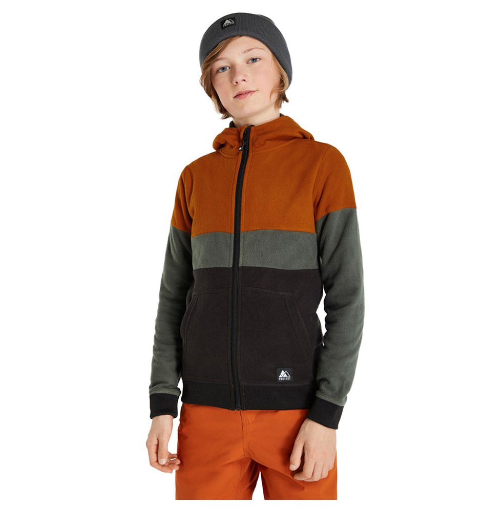 protest prtbob full zip sweatshirt orange 128 cm garçon