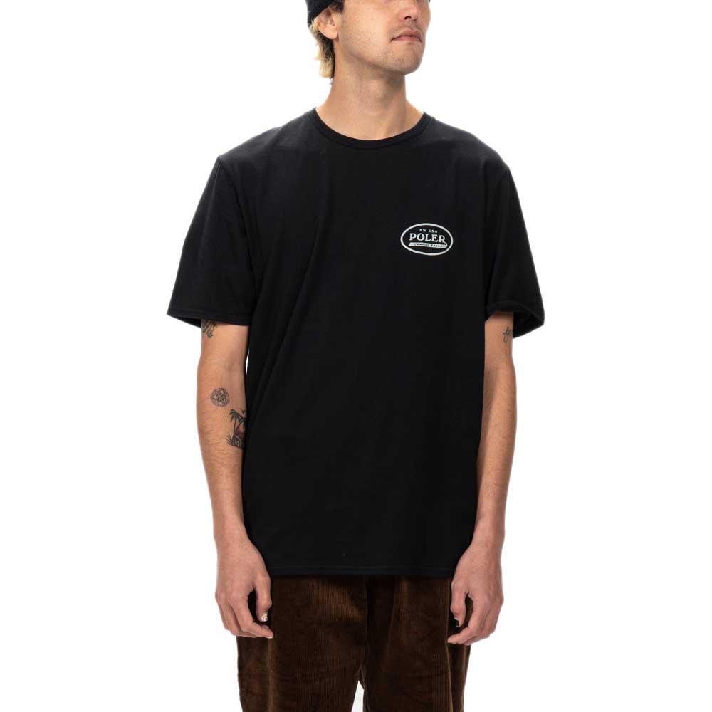 poler brand brand short sleeve t-shirt noir l homme