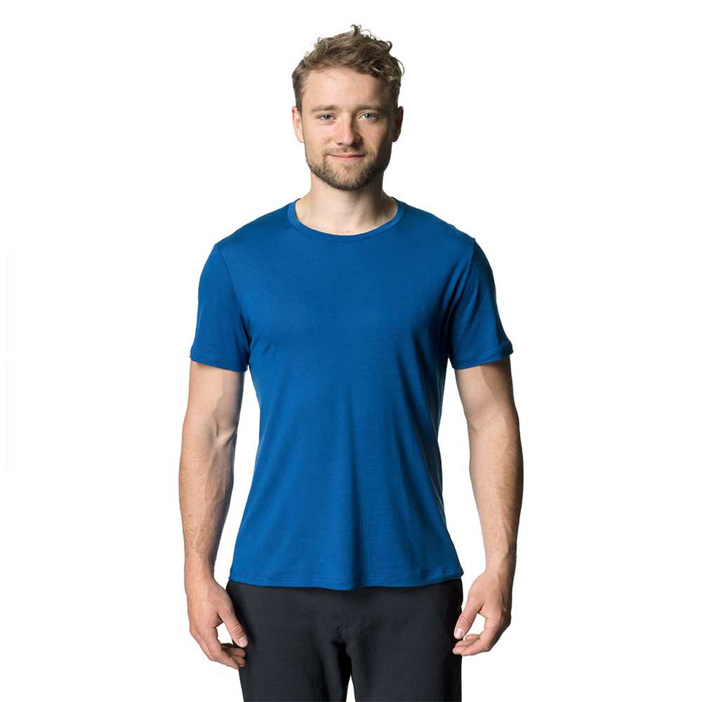 houdini tree short sleeve t-shirt bleu l homme