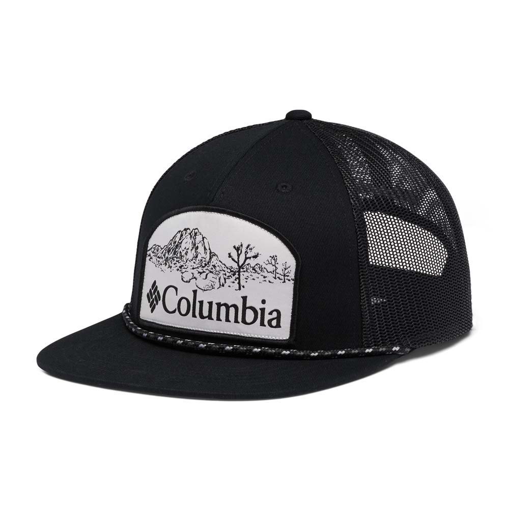 columbia flat brim snap back cap noir  homme