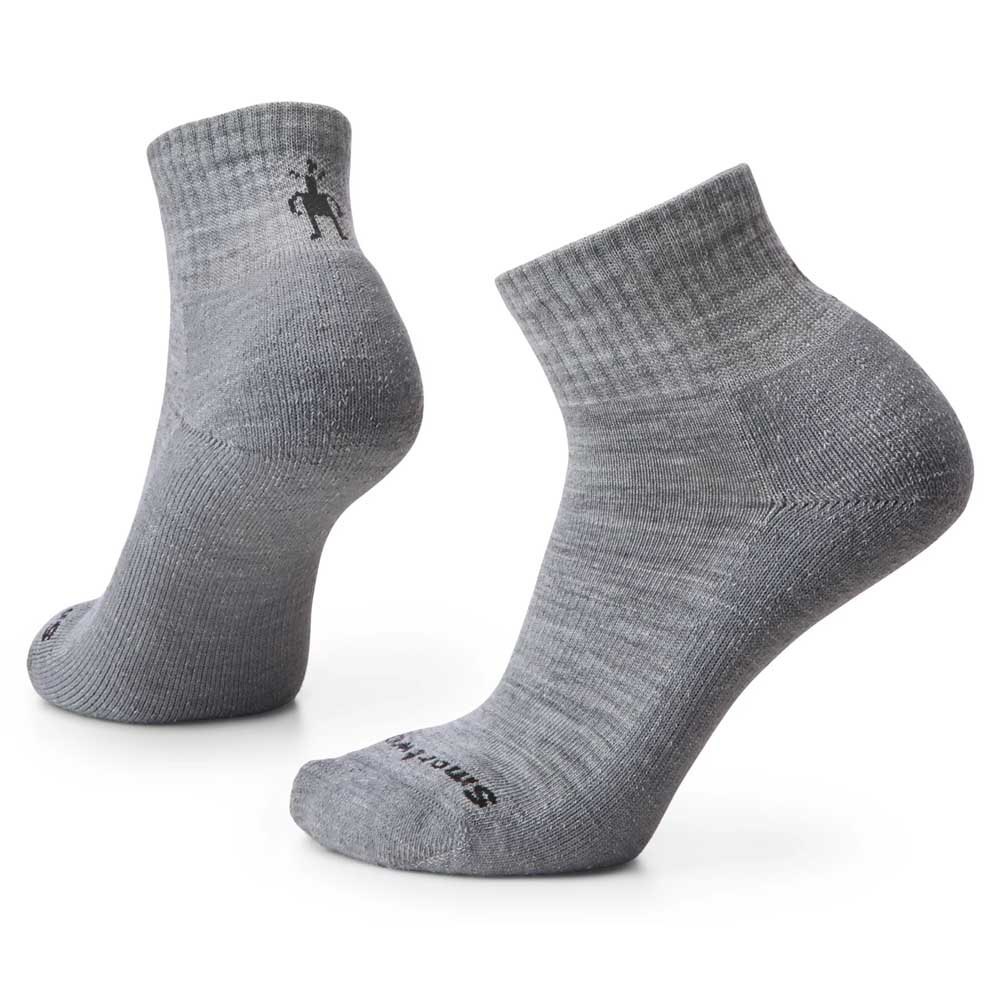 smartwool everyday solid rib ankle short socks gris eu 42-45 homme