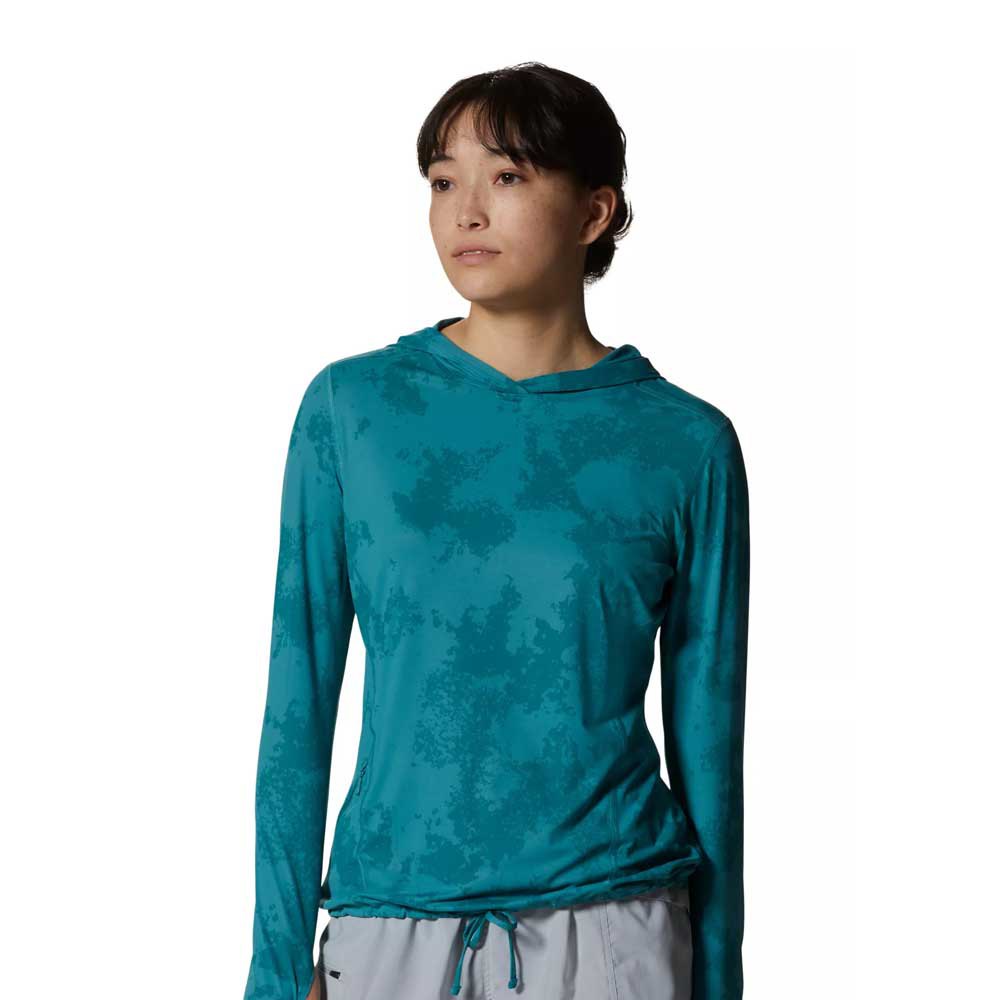 mountain hardwear crater lake long sleeve t-shirt vert s femme
