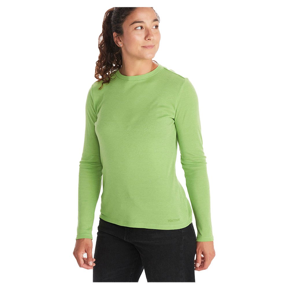 marmot switchback long sleeve t-shirt vert xl femme