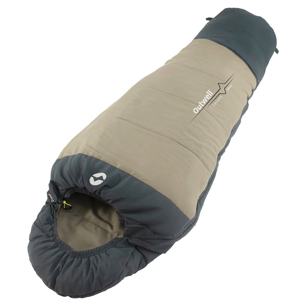 outwell convertible junior sleeping bag vert extra short / right zipper