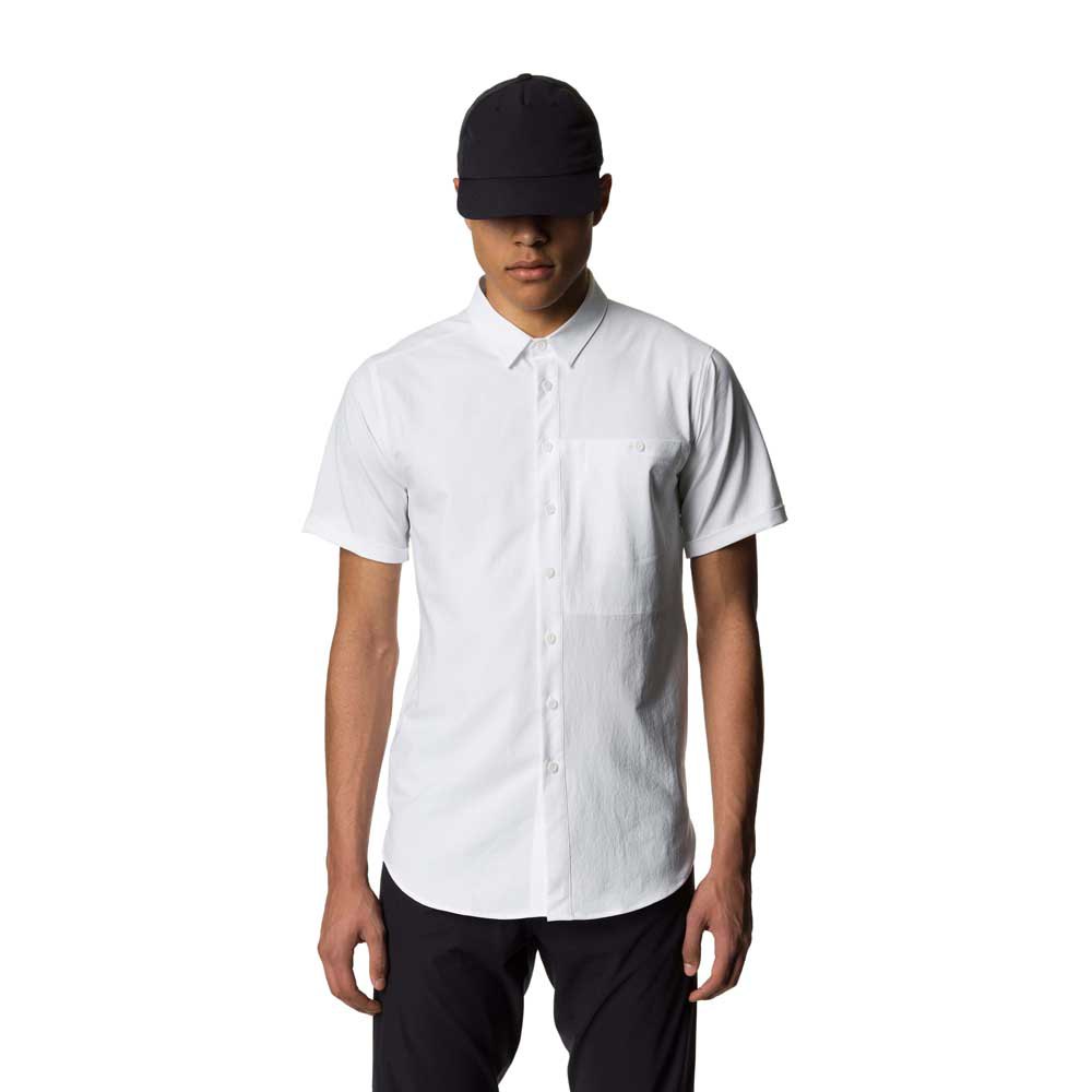houdini 267594 short sleeve shirt blanc s homme