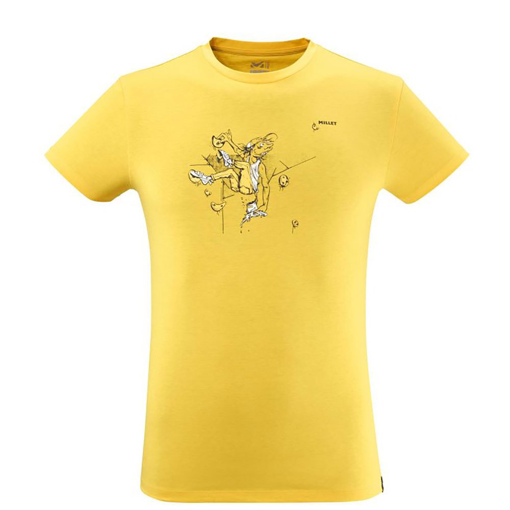 millet relimited short sleeve t-shirt jaune l homme