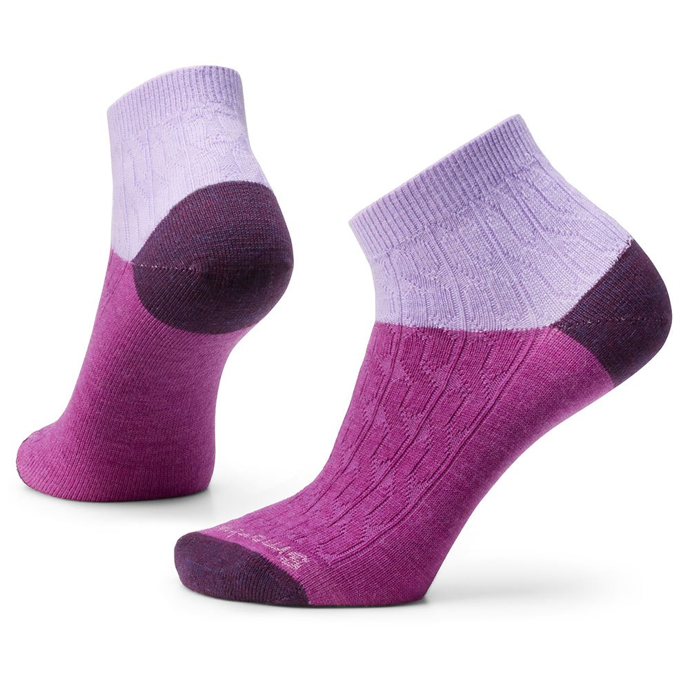smartwool everyday cable short socks violet eu 42-45 femme