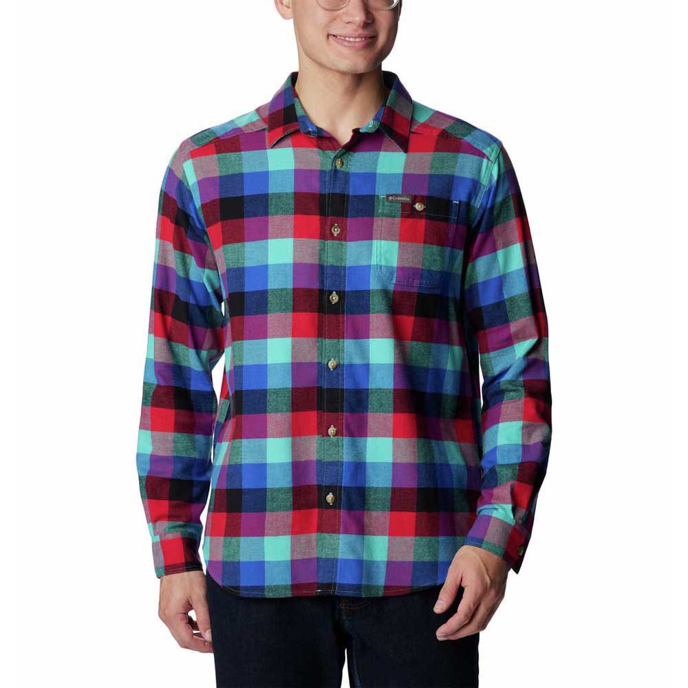 columbia cornell woods™ long sleeve shirt multicolore m homme