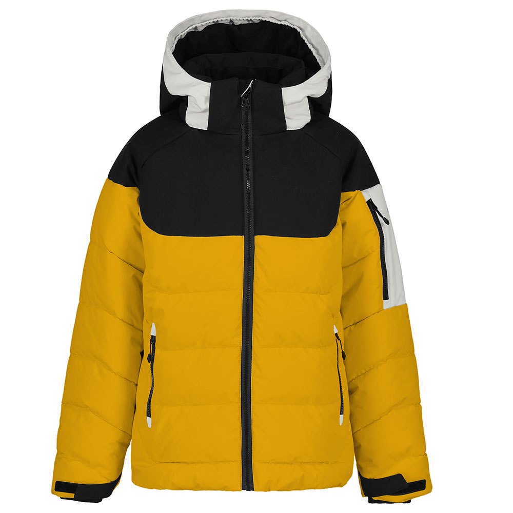 icepeak latta jr jacket jaune,noir 140 cm garçon