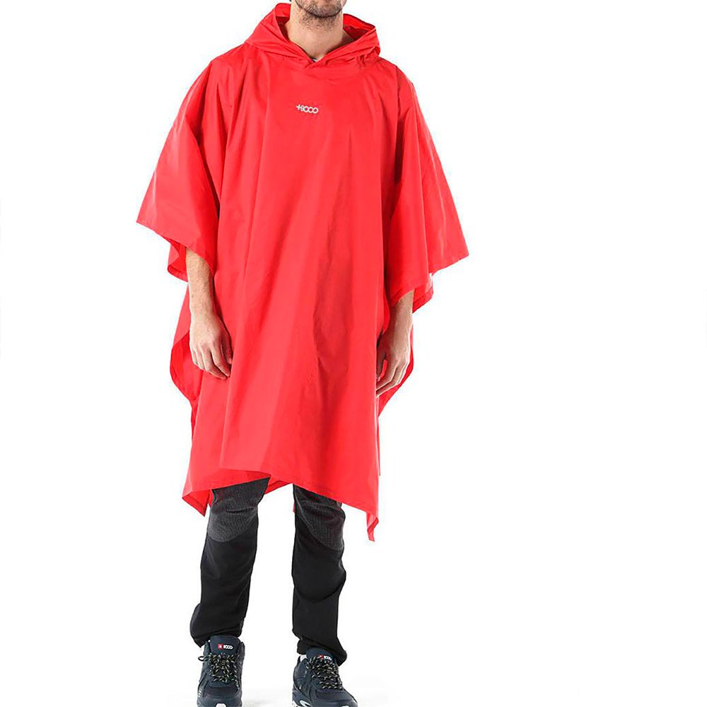 +8000 pameto poncho rouge  homme