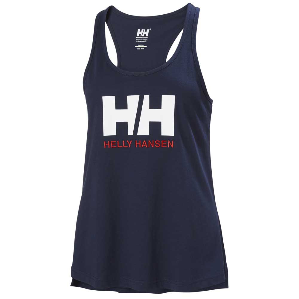 helly hansen logo sleeveless t-shirt bleu xl femme