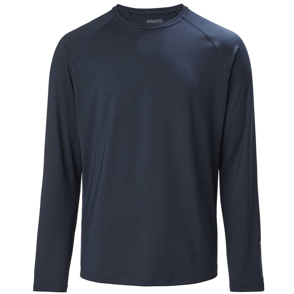 musto evolution sunblock 2.0 long sleeve t-shirt bleu 2xl homme