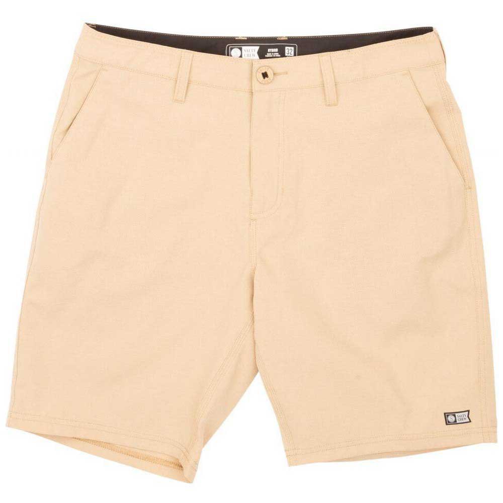 salty crew drifter 2 perforated shorts beige 36 homme