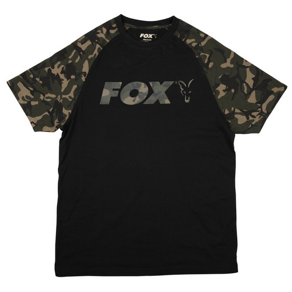 fox international raglan short sleeve t-shirt noir s homme