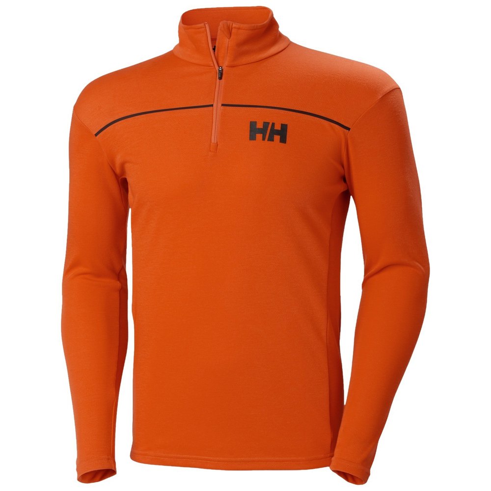 helly hansen hp half zip sweatshirt orange s homme