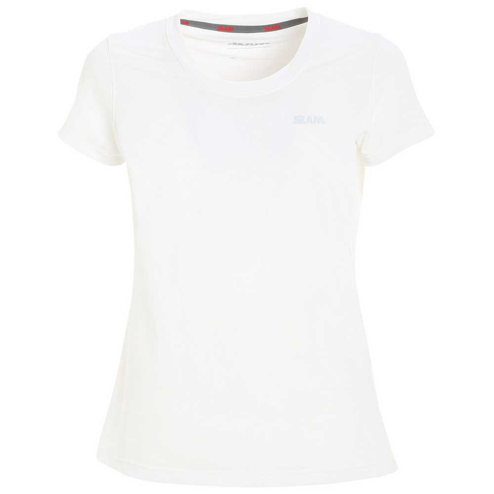 slam active tech pique t-shirt blanc xl femme