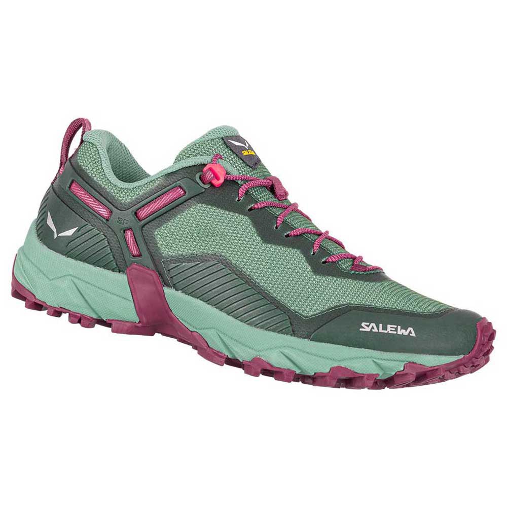 salewa ultra train 3 trail running shoes vert,violet eu 40 1/2 femme
