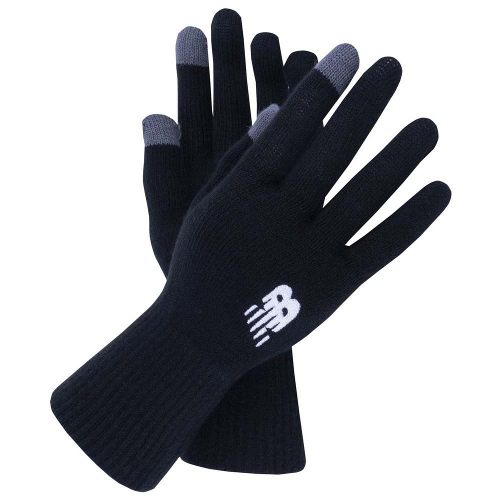 new balance knit gloves noir  homme