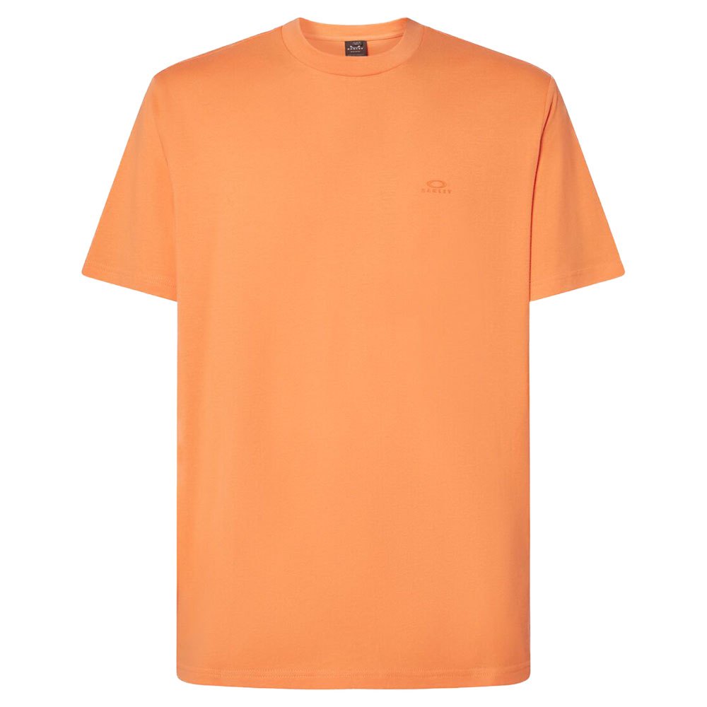 oakley apparel relaxed short sleeve t-shirt orange m homme