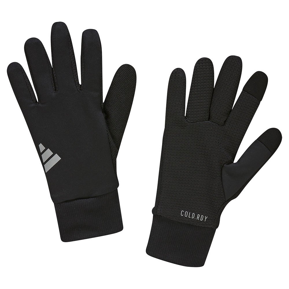 adidas cold.rdy reflective detail gloves noir s homme
