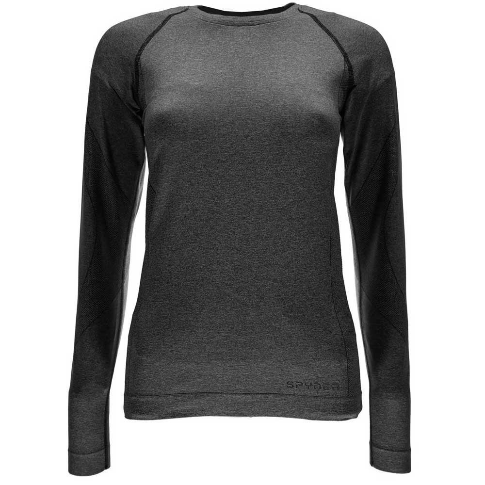 spyder runner long sleeve t-shirt noir xl-2xl femme