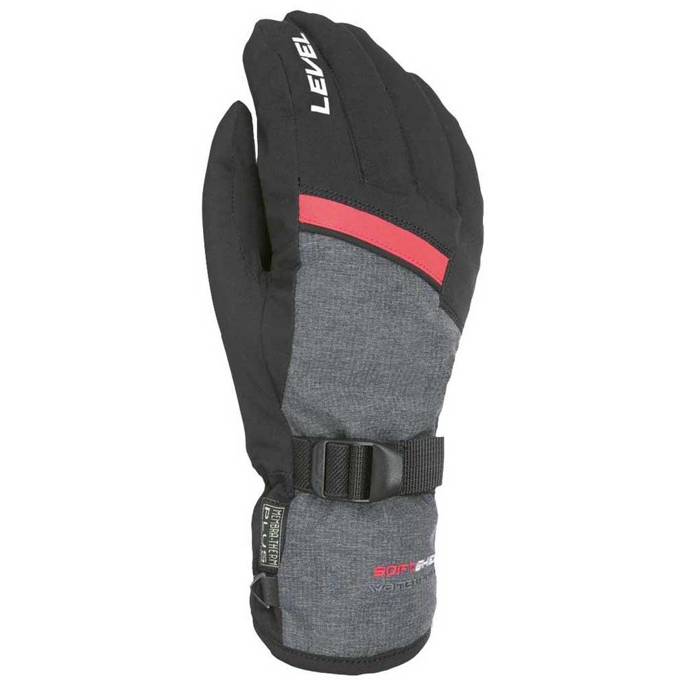 level hero gloves noir,gris 4xl homme