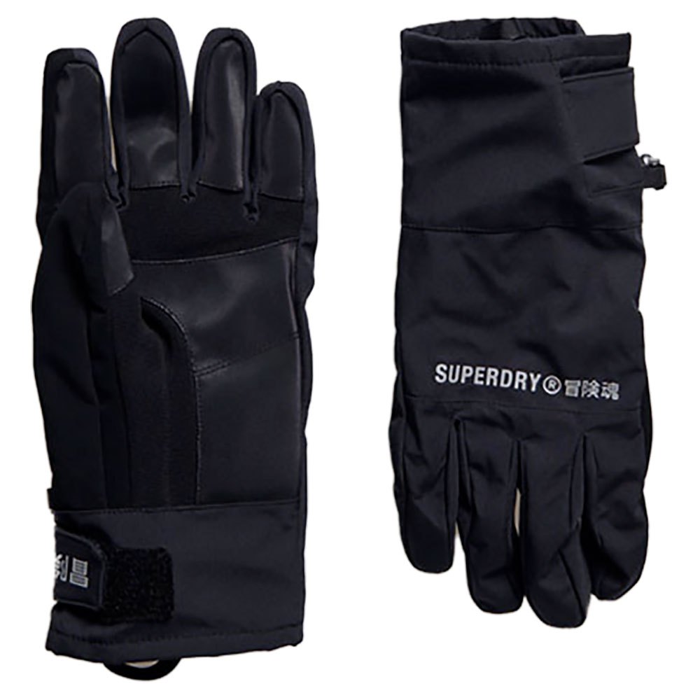 superdry snow gloves noir s-m homme